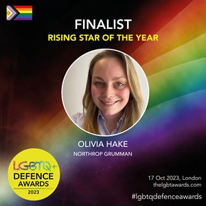Graphic for finalist for UK LGBTQ+ Awards