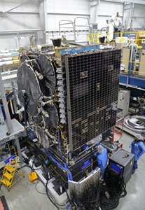ASBM-1 satellite undergoes vibration testing