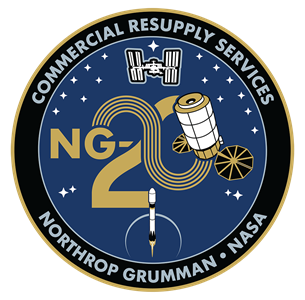 NASA Commercial Resupply Mission NG-20 patch