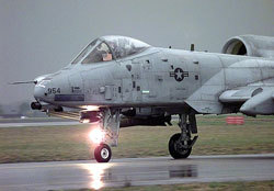 A-10 Thunderbolt II on runway