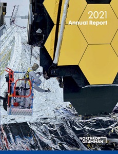Report cover: 2021 Northrop Grumman Annual Report