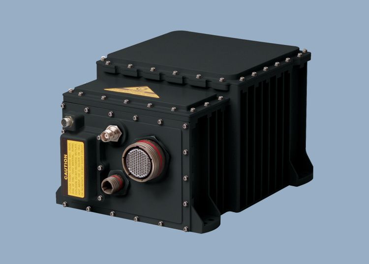 Electronic box with inertial navigation system