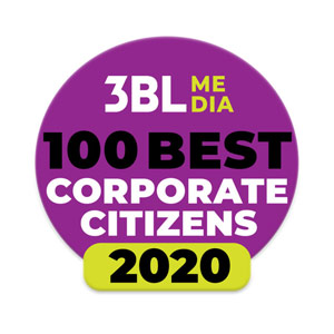3BL Media 100 Best Corporate Citizens – 2020