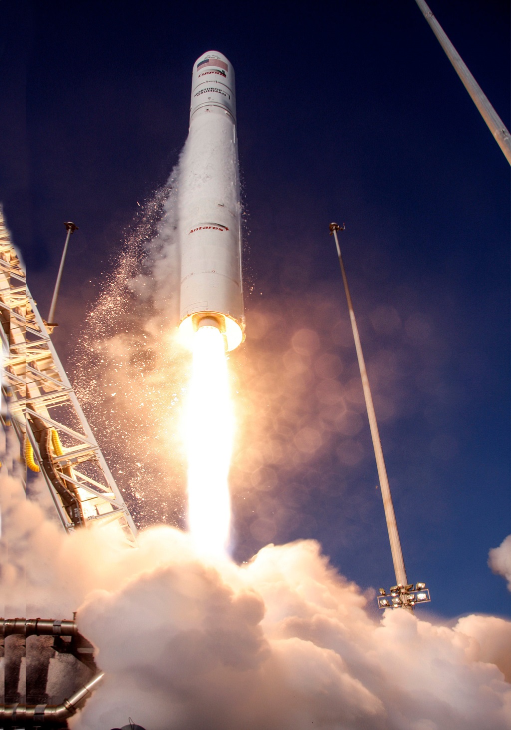 Antares rocket at launch