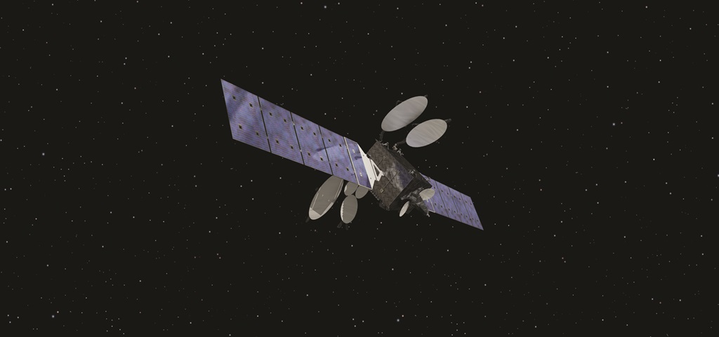 Rendering of the GEOstar-3 satellite