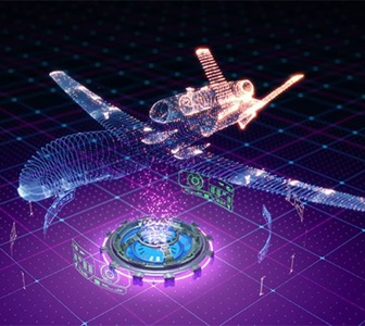 digital model of aircraft
