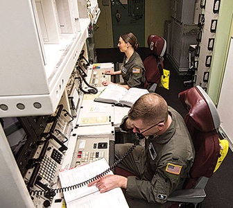 military personnels working in an office