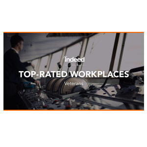 Indeed's Top-Rated Workplaces – Best for Veterans – 2019