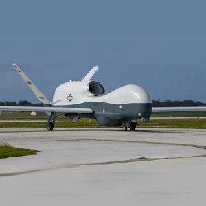unmanned aircraft on the ground