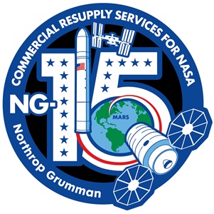 A Patch Logo of the NG-15 Mission