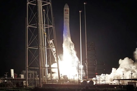 The Antares rocket launched the S.S Laurel Clark Cygnus spacecraft on August 1 from Wallops Island, Virginia.