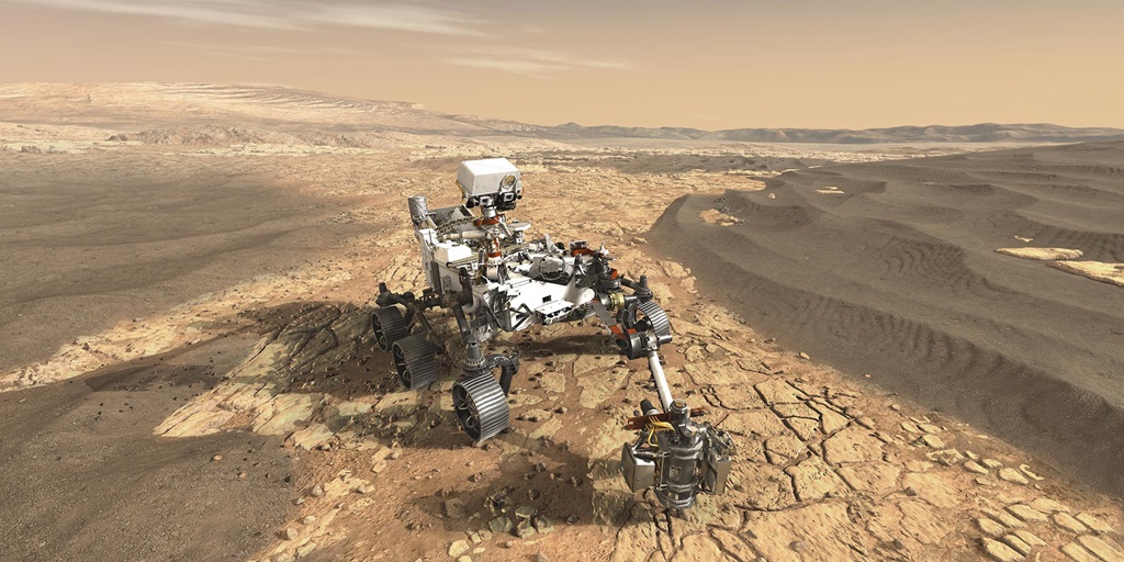 NASA's Mars 2020 Perseverance Rover on Mars