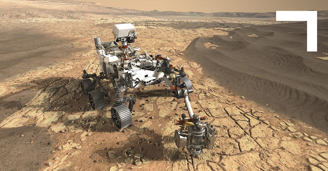illustration of fiber-optic inertial measurement unit Mars Perseverance Rover