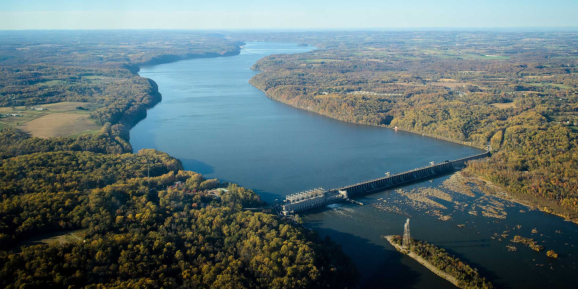 river and dam in Elkton, Maryland