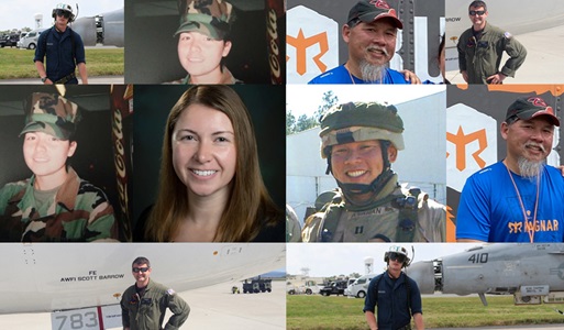 collage of various Veterans at work