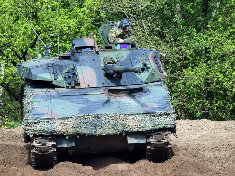 Bushmaster III on tank