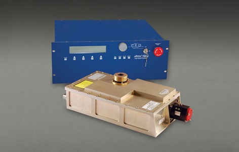 A blue diode pumped laser and copper finish diode pump laser