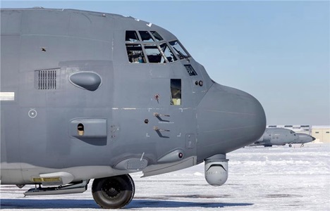 AC-130J transport aircraft