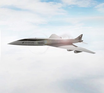 rendering ofsupersonic aircraft