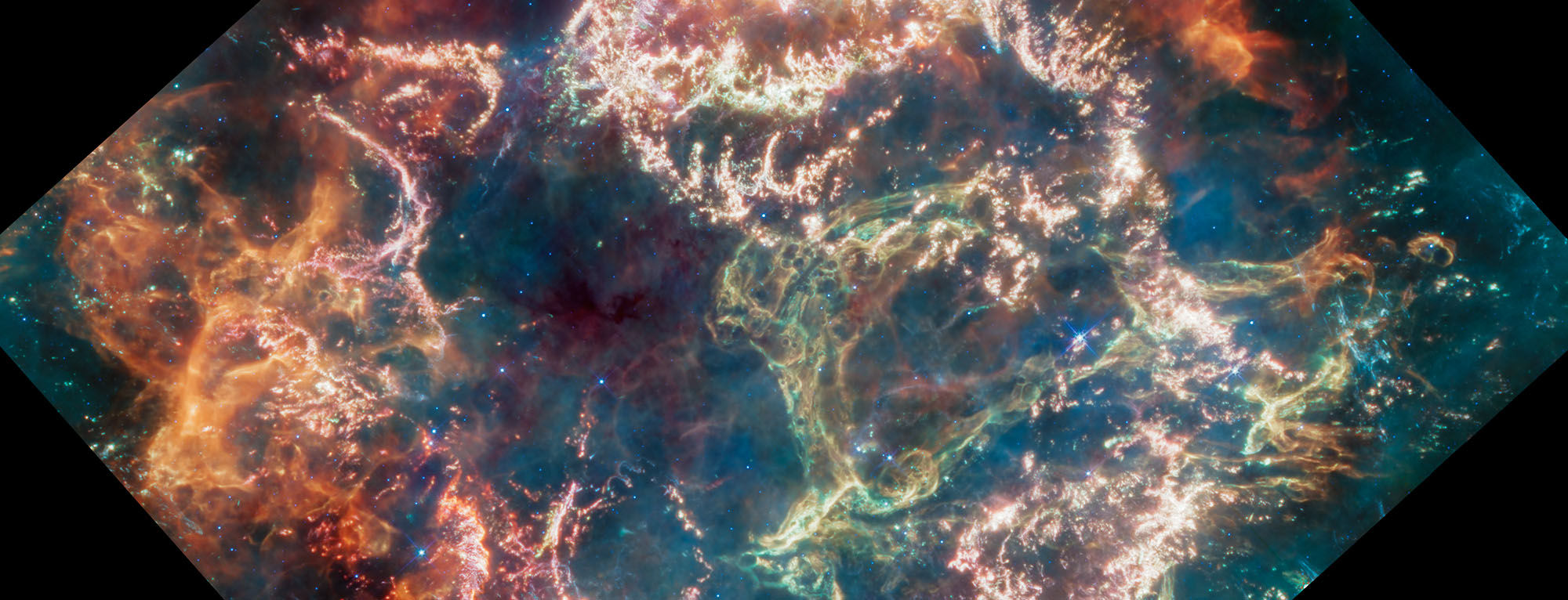 stars and gas clouds in space