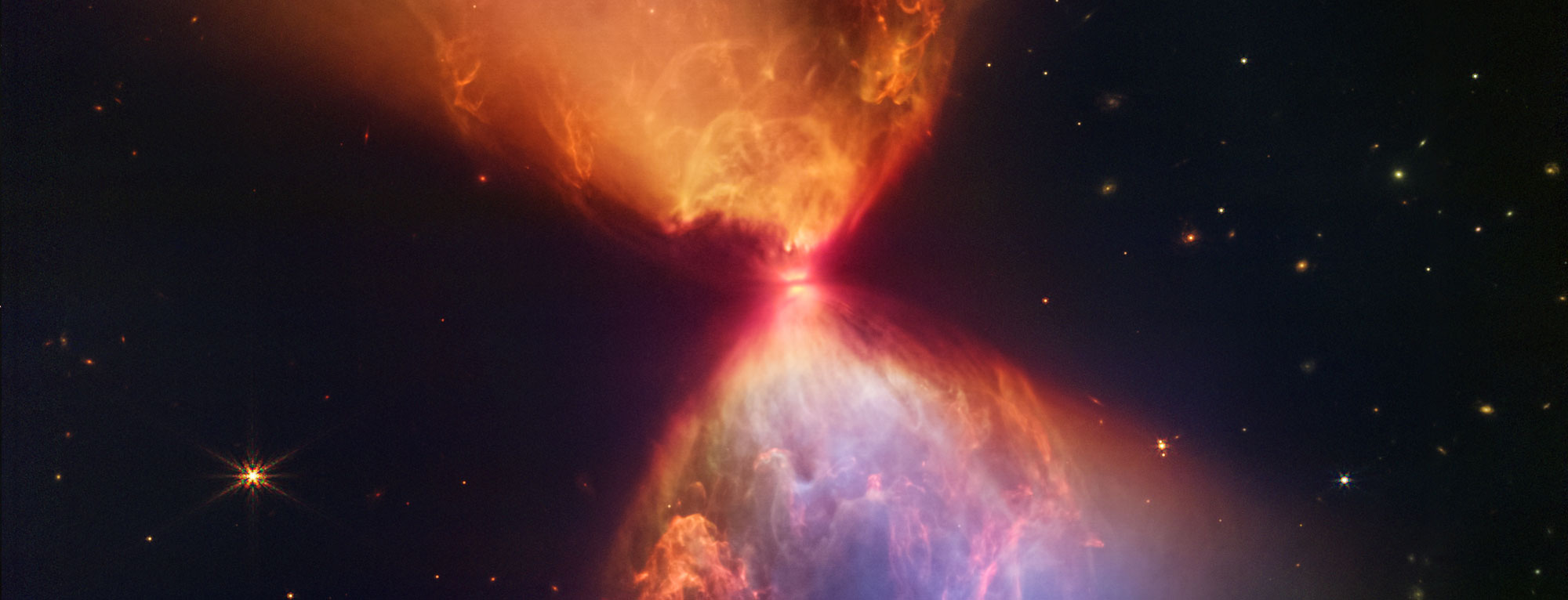 stars and clouds of gas in space